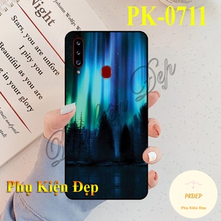 Ốp lưng SamSung A20s - Ốp dẻo đen in hình Phong Cảnh