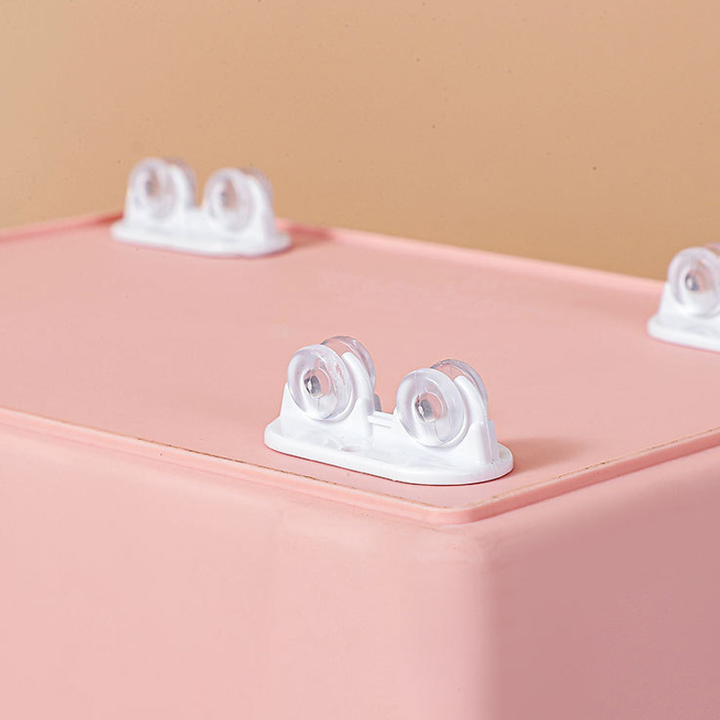 [HÀNG CÓ SẴN] Bộ 4 Bánh Xe Xoay Tự Dính Thông Dụng Cho Hộp Đựng Đồ Nội Thất