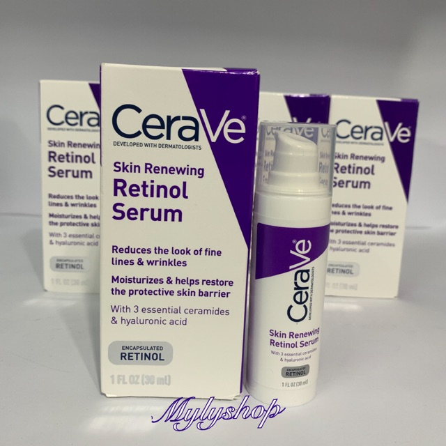 Serum tái tạo chống lão hoá da Cerave Skin Renewing Retinol 30ml Hàng Mỹ