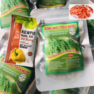 - 500g Rong nho tách nước/ Rong nho tốt cho sức khỏe