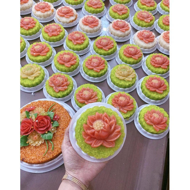 Silicon sen làm xôi đậu, fondant