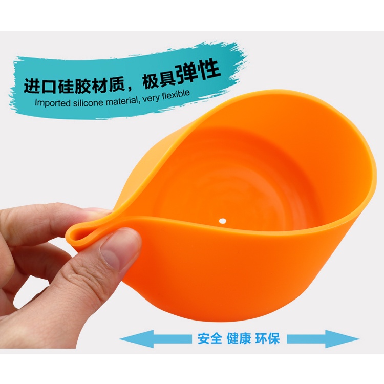 6/7.3/9cm Vỏ ly Vỏ bảo vệ chai nước Gel silica Miếng Lót Cốc Bảo vệ cách nhiệt cốc nước Nắp cốc cách nhiệt