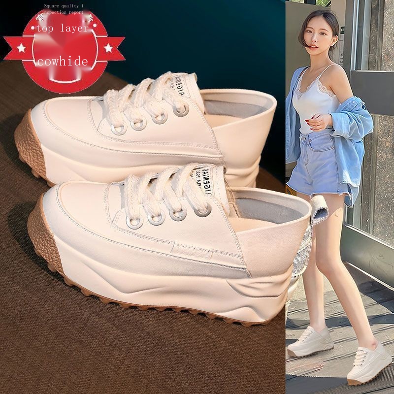 Giày Thể Thao Da Đế Dày Thời Trang Mùa Thu 2022 Cho Nữ