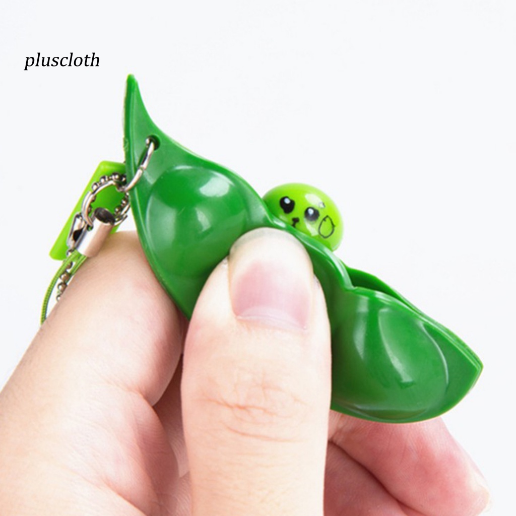 &lt;Pluscloth&gt;Đồ Chơi Bóp Tay Hình Hạt Đậu Siêu Bền Cho Điện Thoại