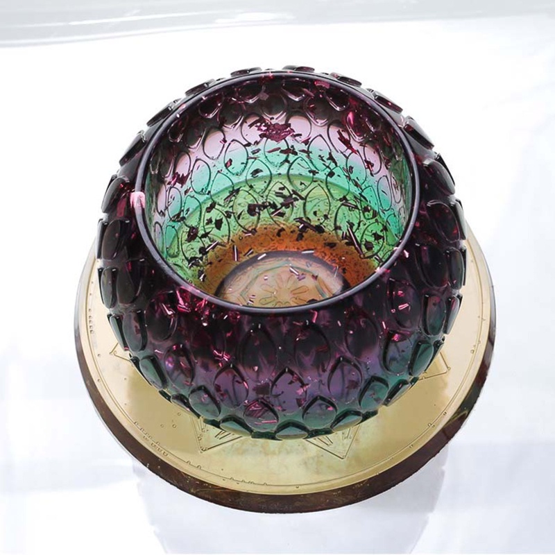 Sa Khuôn Silicon Làm Đế Nến Hình Bông Hoa Xinh Xắn