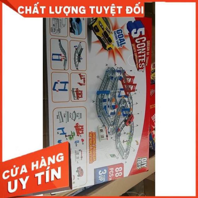 [Xả kho + free ship] Bộ đường ray ô tô 88 chi tiết