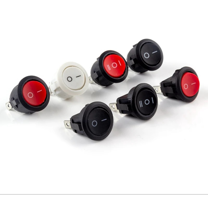 Công tắc ON OFF loại tròn 15mm 220v 3a 125v 6A