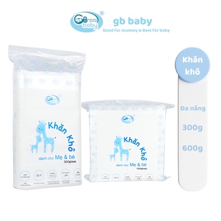 Khăn vải khô đa năng Gb baby cho mẹ bé bịch 300g 600g