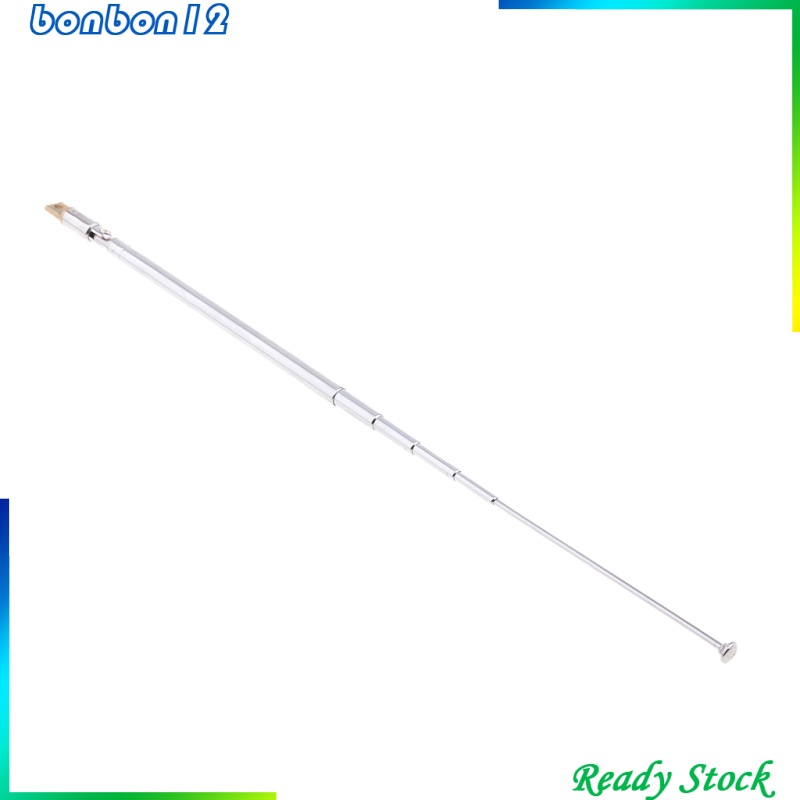 Ăng Ten Radio 6 Đoạn Chiều Dài 50cm 20  Màu Bạc