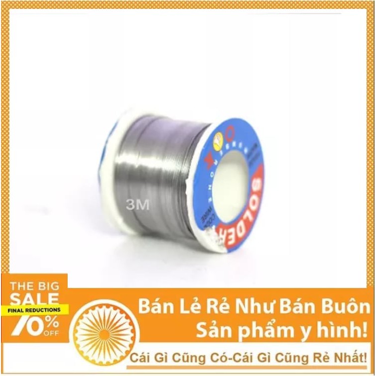 Thiếc Hàn SOLDER-Ok 0.8mm Cuộn To 100g 4.9