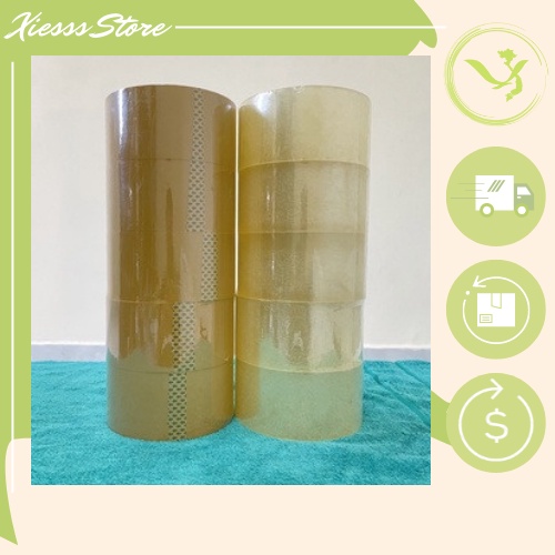 Băng Keo Trong Đục 200YARD Hàng Chất Lượng Cao Nặng 2.1kg-Xiesss Store