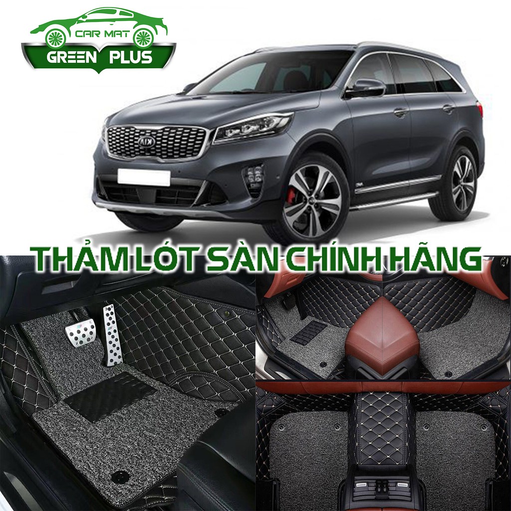 [Da cao cấp Diamond] Thảm lót sàn ô tô 5D,6D Kia Sorento