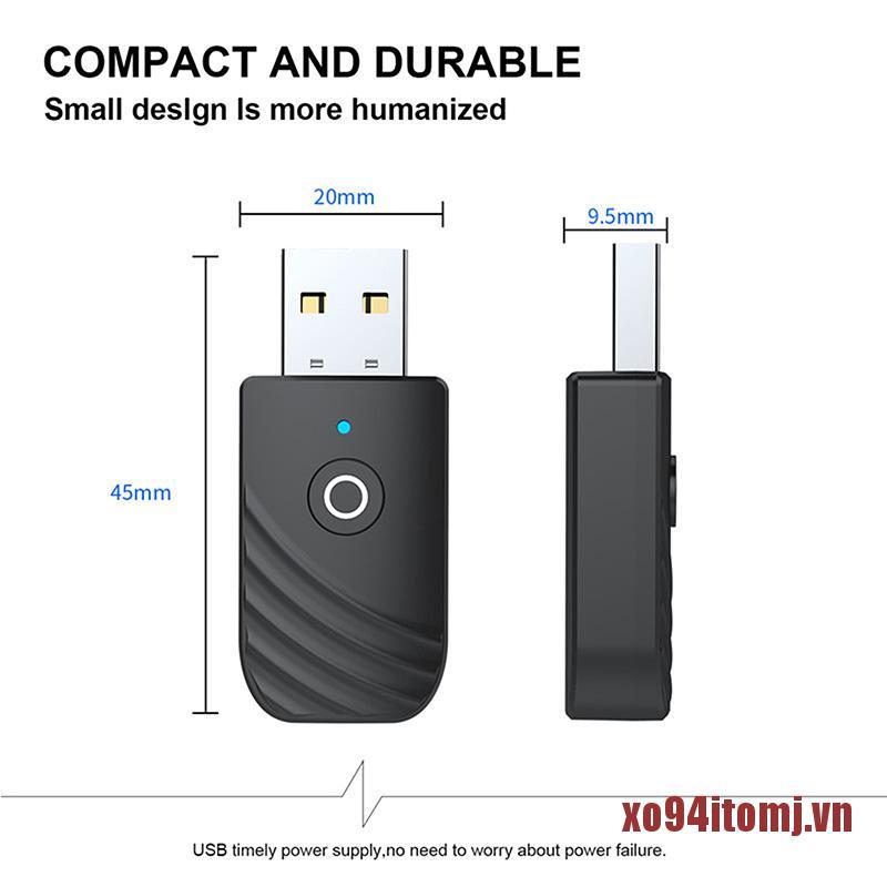 Usb Phát Tín Hiệu Bluetooth 5.0 2 Trong 1 Cho Tv Xmj