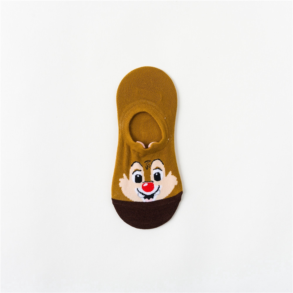 No Show Liner Vớ Cotton Vô Hình Họa Tiết Hoạt Hình Đáng Yêu Unisex