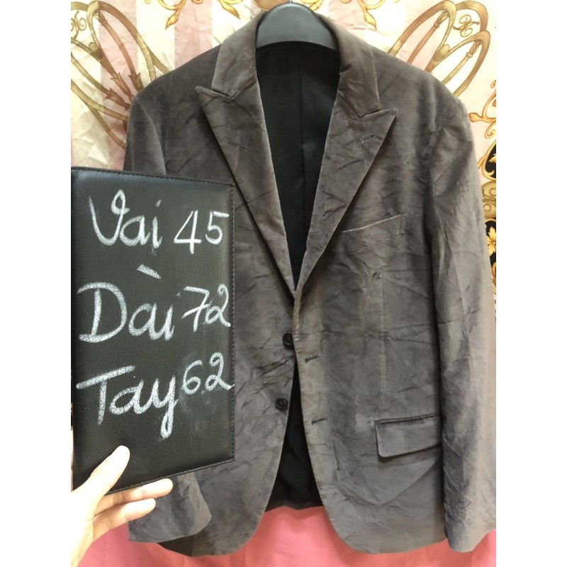 🌵Áo Vest Blazer Vải Nhung NAM ( Hàng Si Nhật)