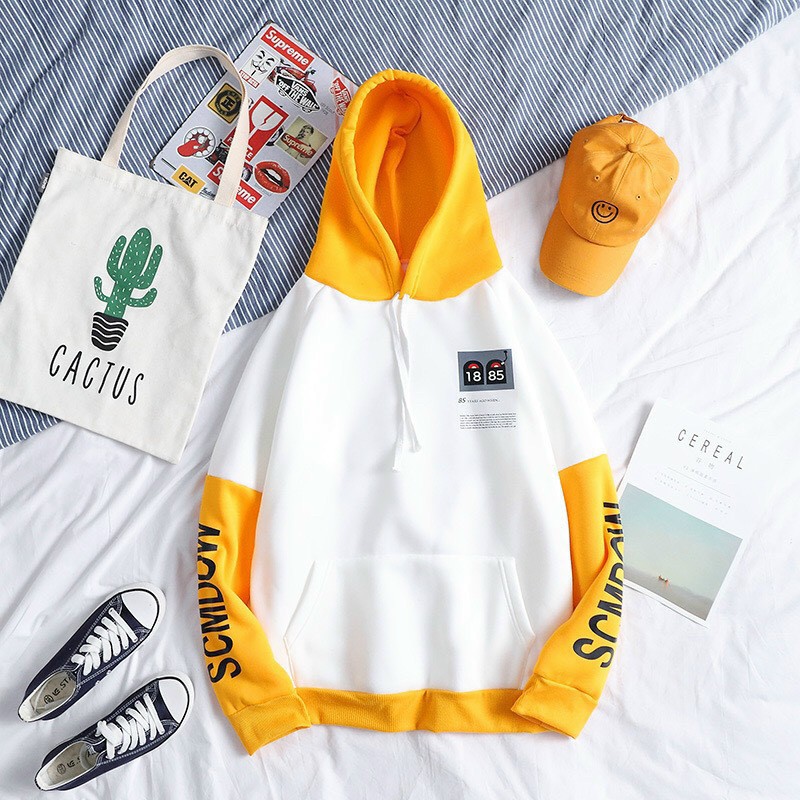 Áo khoác hoodie nam 🚚 FREESHIP 🚚 Áo khoác nỉ nam mẫu phối hai tay trước ngực màu cực đẹp phù hợp lứa tuổi học sinh | BigBuy360 - bigbuy360.vn