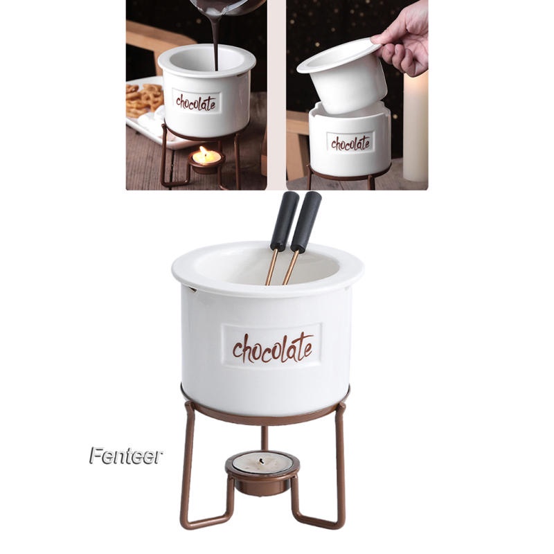 Bộ 6 Dụng Cụ Nấu Tan Chảy Và Nĩa Dùng Trang Trí Tiệc Tại Nhà