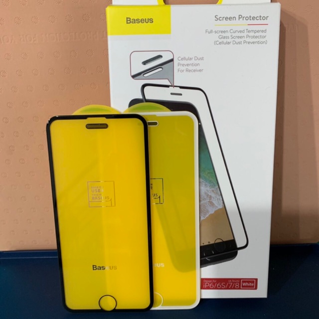 Kính cường lực chống bụi màng loa chính hãng Baseus IPhone 6/7/8 (4.7")