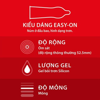 Bao cao su Durex Fetherlite Ultima siêu mỏng (12 bao/hộp) (Che tên SP)