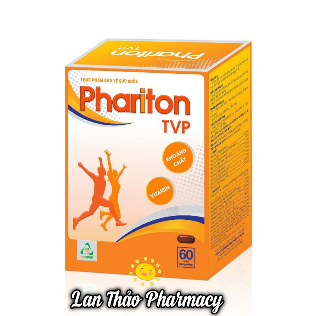 PHARITON TVP - Bổ sung Vitamin, Khoáng chất thiết yếu cho cơ thể