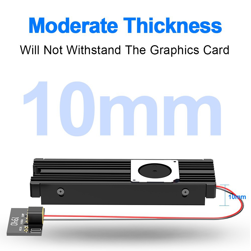 Quạt Tản Nhiệt Ổ Cứng M.2 Bằng Silicon Cho M2 NVME SATA 2280 PCIE SSD