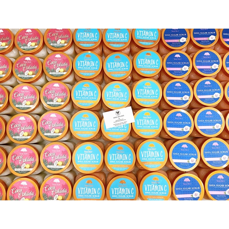 Tẩy tế bào chết toàn thân dưỡng ẩm, làm sạch, mềm mịn da TREE HUT 510g