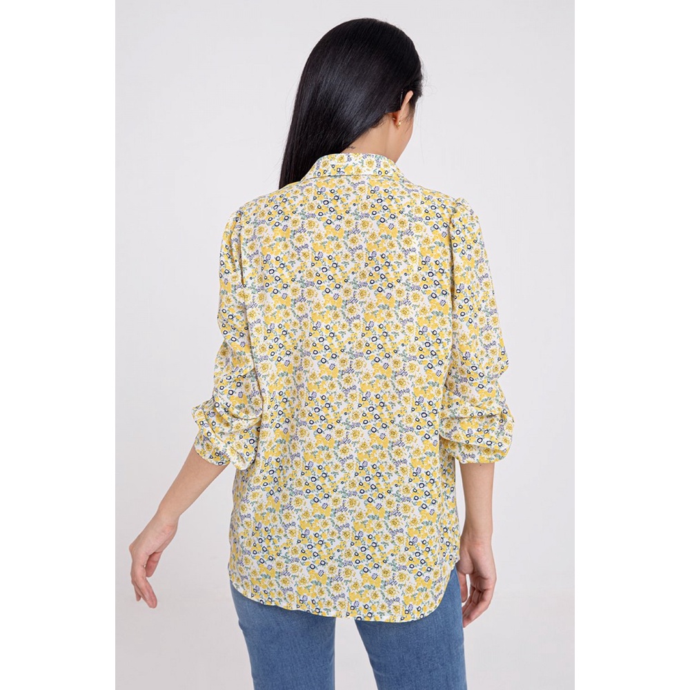 Áo sơ mi nữ họa tiết hoa nữ tính , thanh lịch, nữ tính, sang trọng Freelancer - FWWS21SS04C