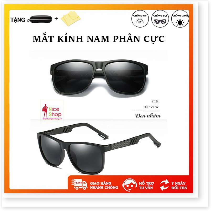 Mắt kính thời trang gọn bản to chống tia cực tím chống chói kiểu dáng hàn quốc - MK0073 - Nice