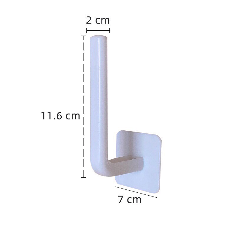 Móc treo đồ dán tường chữ L - đa năng, tiện dụng