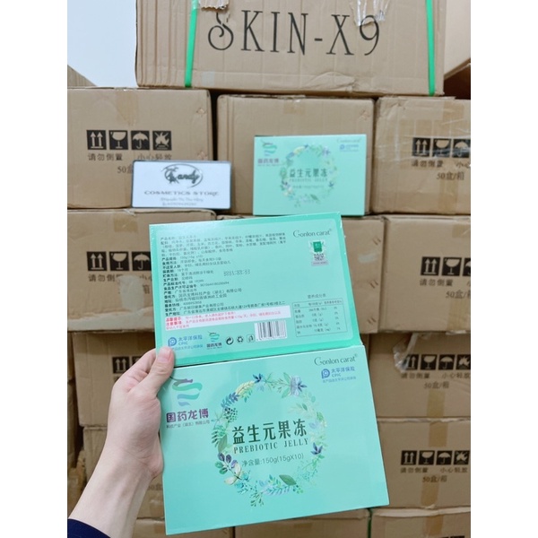 Thạch Thải Mỡ Trang Nemo, Thạch Giảm Cân Xanh Jelly - Hộp 10 Gói