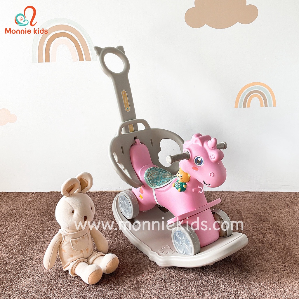 NGỰA BẬP BÊNH KẾT HỢP CHÒI CHÂN ĐA NĂNG TOY HOUSE