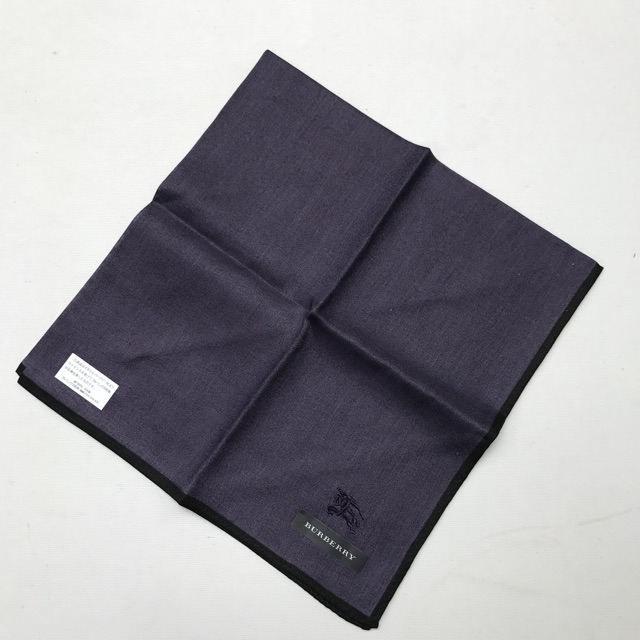 Khăn mùi xoa cao cấp Burberry chuẩn. 100% cotton. sản xuất nhật bản