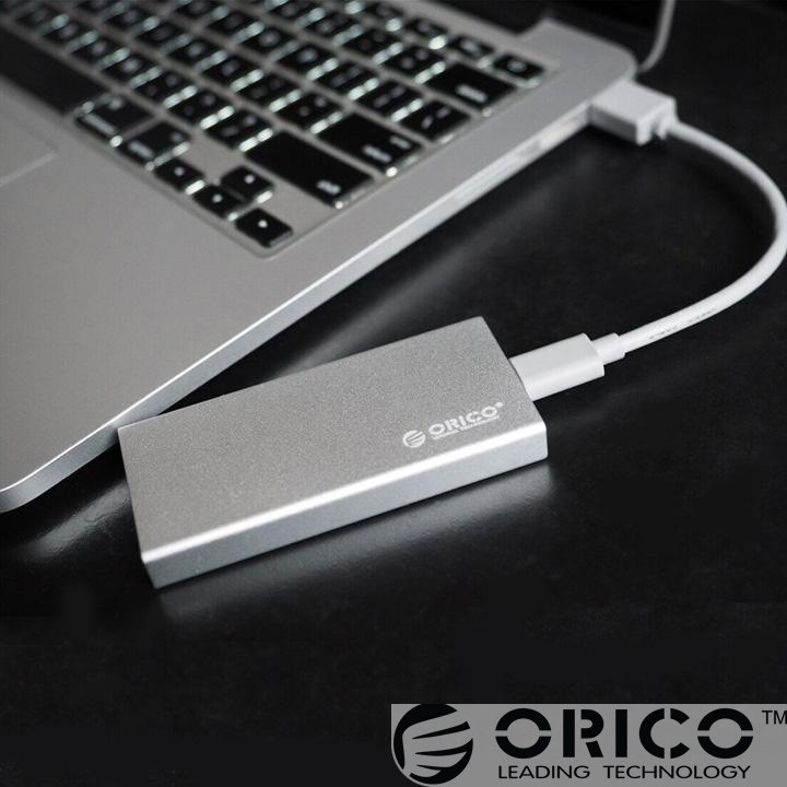 Box ổ cứng mSATA vỏ nhôm USB type-C Orico MSA-UC3 BX20 BX33