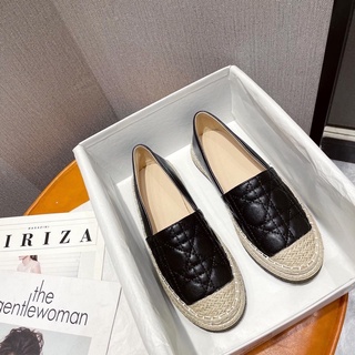 giày slip on đế cói da hàng l1