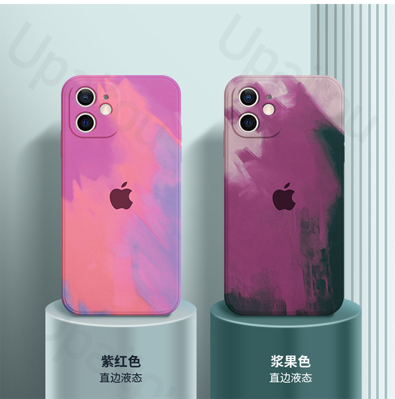 Iphone Se 2020 Xr Xs Max 7 8 Plus Max Ốp điện thoại silicon siêu mỏng chống rơi màu sơn nước cho | BigBuy360 - bigbuy360.vn