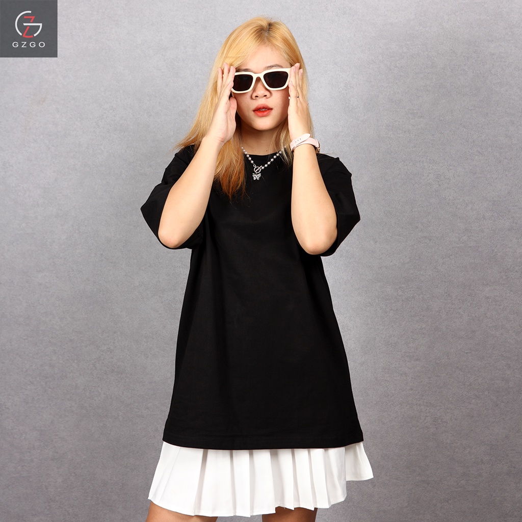 Áo thun unisex nam nữ áo thun cặp nam nữ chất cotton đẹp cổ tròn basic phom rộng Nhã Dung Store