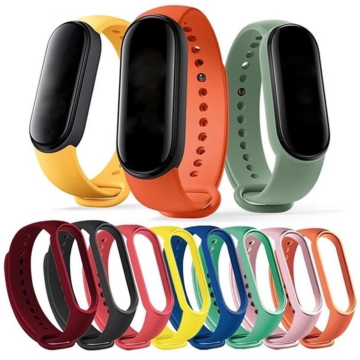 Dây đeo cao su thay thế cho Xiaomi Miband 5