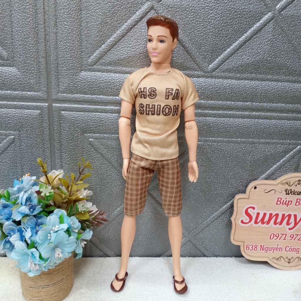Búp Bê Nam Ken Cao 30cm Kèm Quần Áo Và Dép Giá Tốt