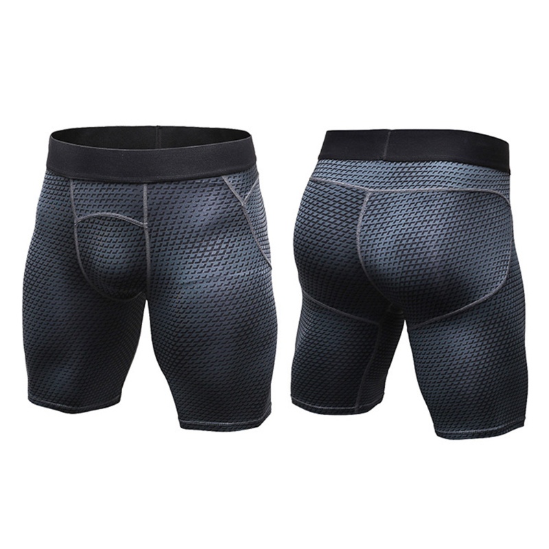 Xiangbao Quần Short Ôm Sát Thể Thao Tập Gym Nén Nhiều Lớp Cho Nam