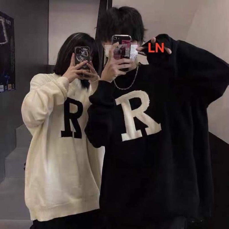 Áo nỉ bo chữ R LN11