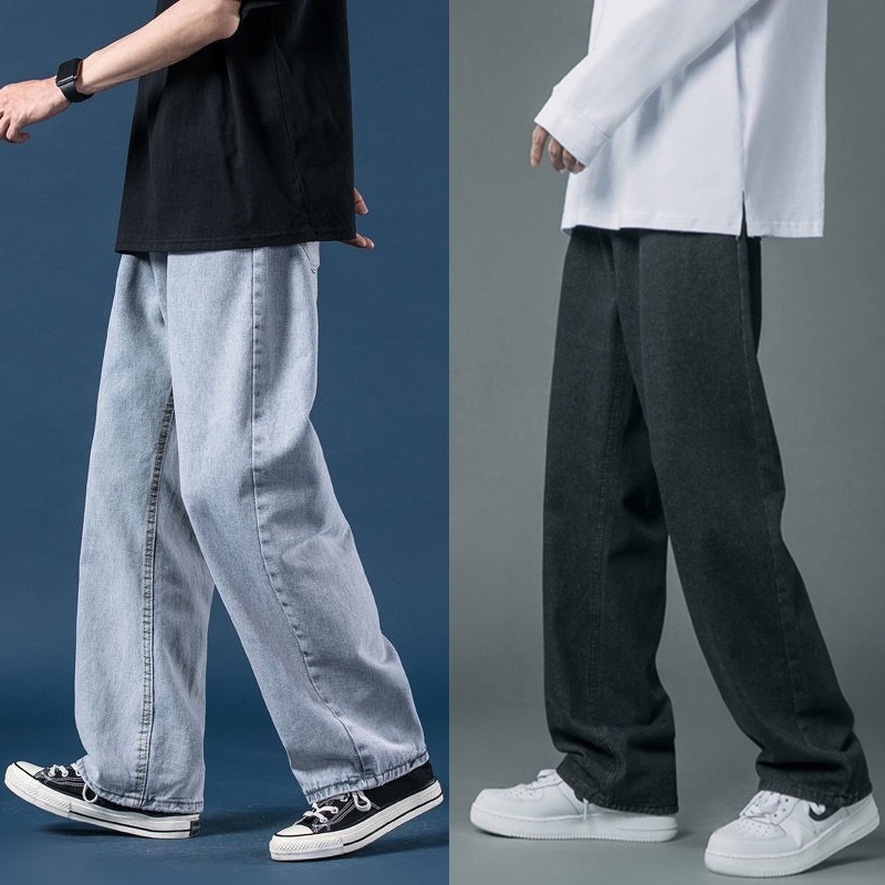 Quần Jean Nam Ống Rộng, Quần baggy Nam Ống Suông SR01 - Top Trend 2021