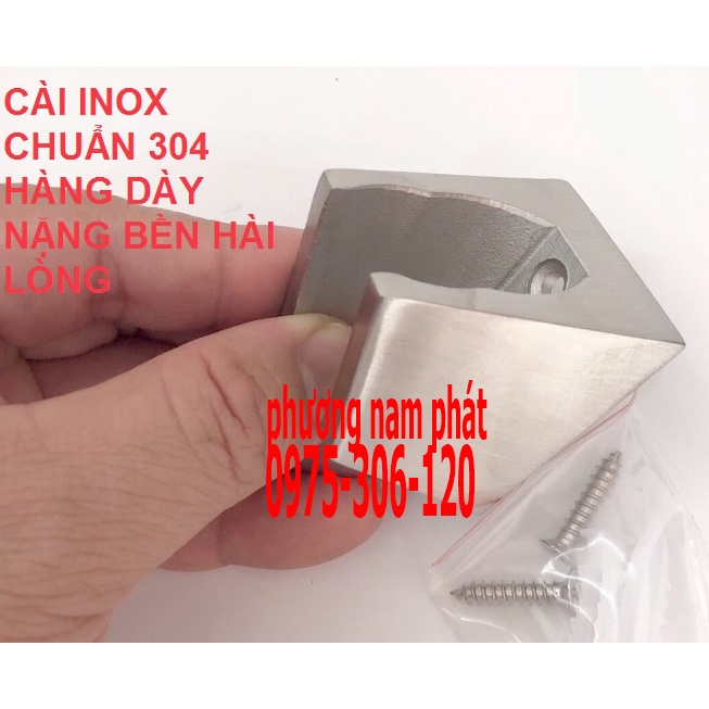 CÀI INOX 304 gác giá đỡ của tay sen tắm và dây xịt gắn tường CÓ 2 KHẤC ĐỂ ĐIỀU CHÌNH CHO TAY SEN TỎA NƯỚC XA HAY GẦN