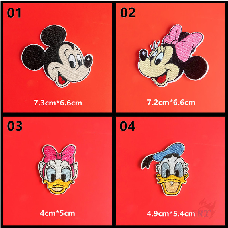 Miếng vá hình chuột Mickey Minnie Donald Daisy Pluto Goofy dễ thương