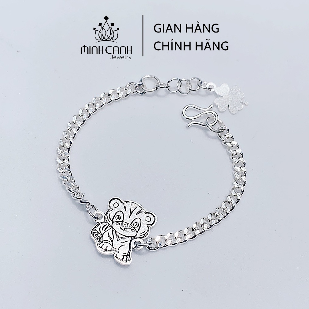 Lắc Bạc Hình Con Hổ Dây Xích Minh Canh Jewelry