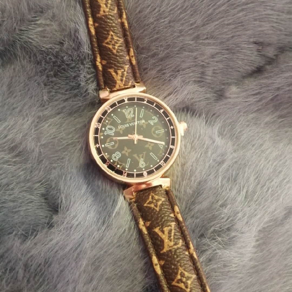 LV Women Watches Đồng hồ kim dây đa in thương hiệu sang trọng cho cặp đôi | BigBuy360 - bigbuy360.vn