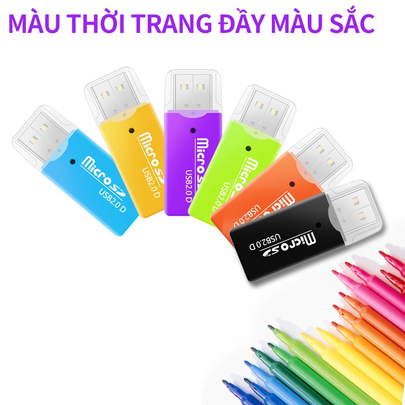 Đầu lọc thẻ USB 2.0 đa năng tốc độ cao nhiều tiện dụng thumbnail