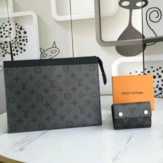 Set Clutch + Ví LV hàng supper