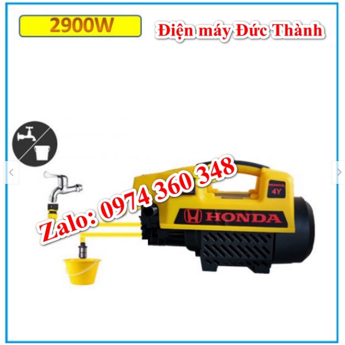 Siêu hot Máy rửa xe mini HONDA siêu khỏe 2900w màu vàng