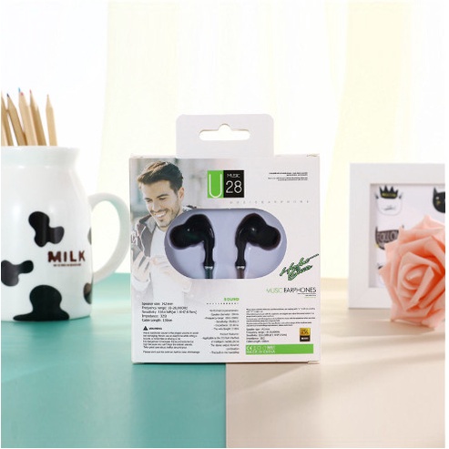 Tai Nghe Nhét Tai đa năng, Giắc Cắm 3.5mm Có Micro Thiết Kế Thể Thao Năng Động, dễ dùng, êm tai âm thanh sống động