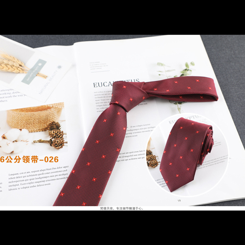 Hot Cà Vạt 6cm Thời Trang Công Sở Thanh Lịch Cho Nam